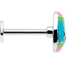 将图片加载到图库查看器，16G 5/16 Blue Celebration Easter Egg Labret Monroe Tragus
