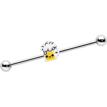 Load image into Gallery viewer, 14G Sweet Happy Beer St Patricks Day Industrial Barbell 38mm
