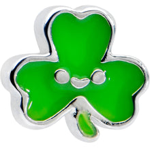 Load image into Gallery viewer, 20G 7mm Sweet Happy Shamrock St Patricks L Shape Nose Ring
