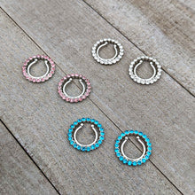 Load image into Gallery viewer, Clip On Fake Nipple Ring Set - Pink, Blue or Clear
