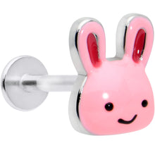 Load image into Gallery viewer, 16G 5/16 Kawaii Cutie Easter Bunny Labret Monroe Tragus
