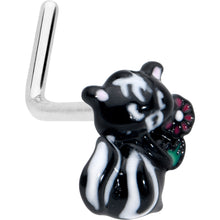 将图片加载到图库查看器，20G 7mm Funky Skunk L Shape Nose Ring
