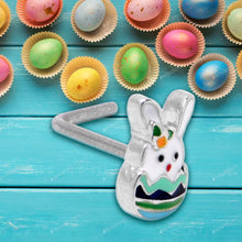 Load image into Gallery viewer, 20G 7mm Easter Egg Bunny L Shape Nose Ring
