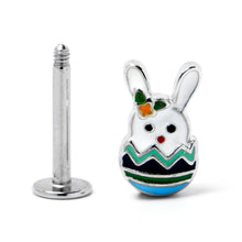 将图片加载到图库查看器，16G 5/16 Easter Egg Bunny Labret Monroe Tragus
