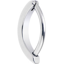 将图片加载到图库查看器，14G 1/2 316L Surgical Steel Smooth Style Hinged Hoop Belly Ring
