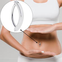 Load image into Gallery viewer, 14G 9/16 316L Surgical Steel Smooth Style Hinged Hoop Belly Ring
