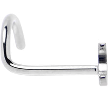Load image into Gallery viewer, 20G 1/4 ASTM F-136 Implant Grade Titanium Moon Threadless Left Side Nose Screw
