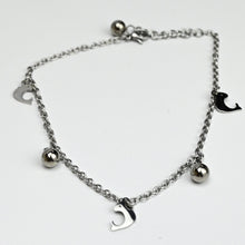 Load image into Gallery viewer, Oceanic Dolphin Dangle Stainless Steel Ankle Bracelet
