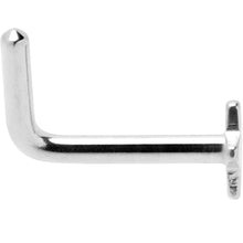 将图片加载到图库查看器，18G 1/4 ASTM F-136 Implant Grade Titanium Star End L Shape Nose Ring

