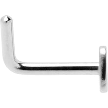 Load image into Gallery viewer, 20G 1/4 ASTM F-136 Implant Grade Titanium Heart End L Shape Nose Ring
