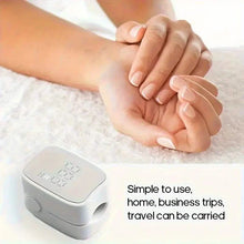 Load image into Gallery viewer, Portable LED Nail Lamp – USB Rechargeable, Quick-Dry, Compact for Manicures &amp; Pedicures
