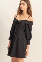 将图片加载到图库查看器，New Summer Button Down Spaghetti Strap Mini Dress with Pockets Chic, Elegant, Playful, and Practical with Button-Down Front and Spaghetti Straps for a Feminine, Effortless Look
