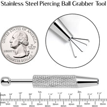 Load image into Gallery viewer, Stainless Steel Piercing Ball Grabber Tool 2.36 Inch Length
