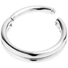 Load image into Gallery viewer, 20G 1/4 316L Surgical Steel Double Precision Hinged Segment Ring
