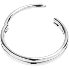 Load image into Gallery viewer, 20G 3/8 316L Surgical Steel Double Precision Hinged Segment Ring
