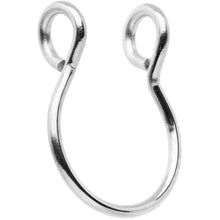 Load image into Gallery viewer, Stainless Steel Clip on Fake Septum Nose Hoop
