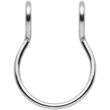 Load image into Gallery viewer, Stainless Steel Clip on Fake Septum Nose Hoop

