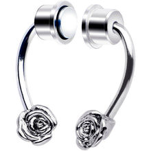 Load image into Gallery viewer, Rose Magnetic Septum Ring Horseshoe Non-Pierced Fake Nose Ring
