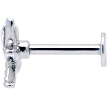 Load image into Gallery viewer, 16G 5/16 Aurora CZ Gem Understated Dragonfly Labret Monroe Tragus
