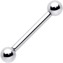 Load image into Gallery viewer, 10G Stainless Straight Steel Barbell 3/4 6mm
