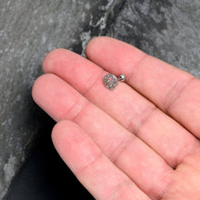Load image into Gallery viewer, 16G 1/4 Clear Gem Lunar Dragonfly Cartilage Tragus Earring
