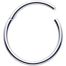 Load image into Gallery viewer, 18G 7/16 316L Surgical Steel Precision Hinged Segment Hoop

