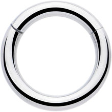 Load image into Gallery viewer, 16G 1/4 316L Surgical Steel Precision Hinged Segment Hoop
