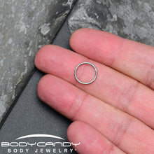 Load image into Gallery viewer, 16G 7/16 316L Surgical Steel Precision Hinged Segment Hoop
