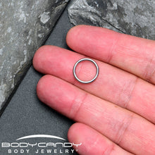 Load image into Gallery viewer, 14G 1/2 316L Surgical Steel Precision Hinged Segment Hoop
