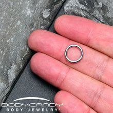Load image into Gallery viewer, 12G 3/8 316L Surgical Steel Precision Hinged Segment Hoop
