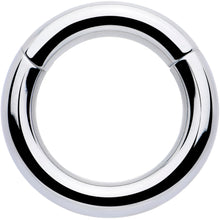 Load image into Gallery viewer, 8G 1/2 316L Surgical Steel Precision Hinged Segment Hoop
