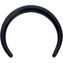 将图片加载到图库查看器，14G 3/8 Black Pincher Crescent Taper
