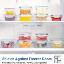 将图片加载到图库查看器，48-Piece Food Storage Container Set – Stackable, Microwave Safe, BPA Free
