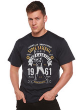 将图片加载到图库查看器，Super Baseball Spun Bamboo® Men's Bamboo Viscose/Organic Cotton Short Sleeve Graphic T-Shirt
