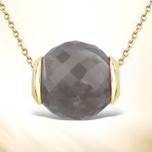 Load image into Gallery viewer, 16.79 Carat Genuine Grey Moonstone .925 Sterling Silver Pendant
