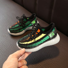 将图片加载到图库查看器，Boys Girls Fashion Sneakers Baby/Toddler/Little Kids Leather Trainers Children School Sport Shoes Soft Running Shoes
