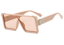 将图片加载到图库查看器，New Design New Stylish New Classic New Black &amp; White Square Shape Sunglasses For Women New Fashionable Branded &amp; Oversized Sun Glasses For Men New Luxury Shades Sunglasses For Men &amp; Women
