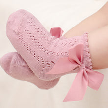Load image into Gallery viewer, Bowknot Baby Girls Cotton Socks For Children Princess Socks For Newborn Baby Clothing In Modern Style
