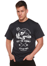 Load image into Gallery viewer, Try The Summit Spun Bamboo® Men's Bamboo Viscose/Organic Cotton Short Sleeve Graphic T-Shirt
