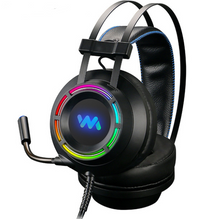 Load image into Gallery viewer, Gaming Headset Headphones with Microphone for PC Computer for Game One Professional Gamer Earphone Surround Sound RGB Light
