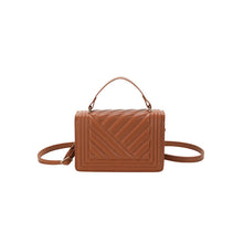 Load image into Gallery viewer, Dazzling Bags For Women Chain Crossbody Bags In Pu Leather Female Fashionable Shoulder Bag Ladies Handbags  Simple Messenger Bag Casual Indentation Western Style Portable Women
