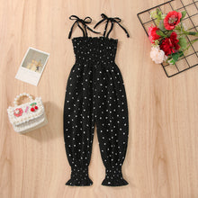 Load image into Gallery viewer, Baby Summer Clothes Sleeveless Strap Pants Solid Overalls Cotton Outfits Jumpsuits/ Romper for Girls
