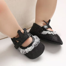 Load image into Gallery viewer, Newborn Infant Baby Girls Shoes Toddler Kids Princess Crown Glitter Design Shoes Soft Sole Anti-slip
