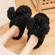 Load image into Gallery viewer, Couples Winter Pack Heel Cotton Shoes Women's  Mens Slipper Winter Shoes New Fashion Casual Fur Plush Slides Winter Slippers For Women House Slippers Fluffy Soft Comfy Fuzzy Slippers Faux Fur Plush Anti-Skid Slippers
