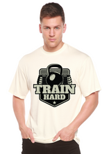 Load image into Gallery viewer, Train Hard Men's Bamboo Viscose/Organic Cotton Short Sleeve Graphic T-Shirt
