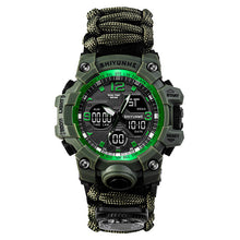 Load image into Gallery viewer, Survival Men Sports Watch With Outdoor Compass In Top Luxury Brand G Style Military Digital Watches Waterproof 50M relogio masculino
