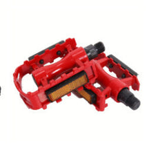 将图片加载到图库查看器，Reflective Setting On Both Sides All-aluminum Large Pedal Bicycle Universal Non-slip Pedal Riding Equipment Bike Pedals Mountain Road Bicycle Flat Pedal-Universal Lightweight Aluminum Alloy Platform Pedal For Travel Cycle-Cross The Road
