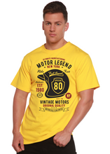 将图片加载到图库查看器，Motor Legend Helmet Men's Bamboo Viscose/Organic Cotton Short Sleeve Graphic T-Shirt
