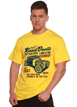 Load image into Gallery viewer, Road Devils Spun Bamboo® Men's Bamboo Viscose/Organic Cotton Short Sleeve Graphic T-Shirt
