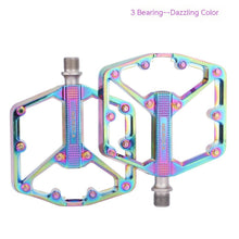 Load image into Gallery viewer, Bicycle Pedal Non-Slip  Bike Pedals Aluminum Alloy Flat Platform Applicable Waterproof Cycling Accessories Bike Pedals Road Bicycle Pedals Cleats Set Clipless Pedals Compatible With Road Bikes
